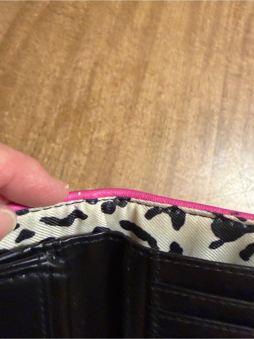 Barbiecore Hot Pink Wallet with Gold Accents - Picture 12 of 12